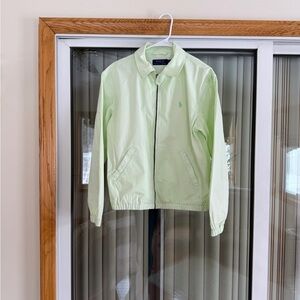 Polo Ralph Lauren The Bayport Mineral-Dyed Poplin Jacket, Leaf